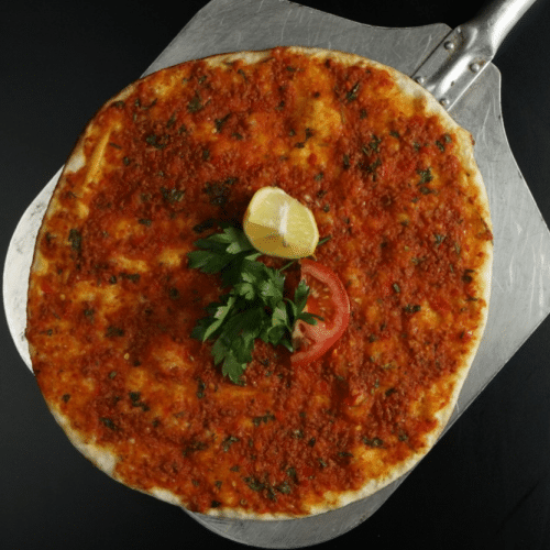 Lahmacun mit Drehspieß