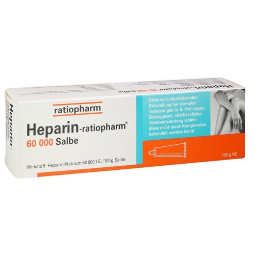 Heparin Ratiopharm 60000 Salbe 100 gram
