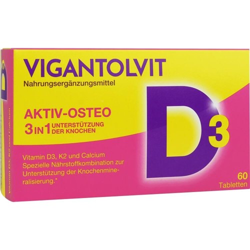 Vigantolvit Vitamin D3 K2 Calcium 60 Stück