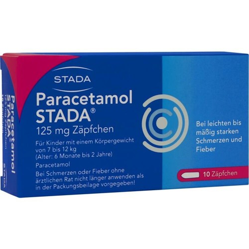 Paracetamol STADA 125mg Zäpfchen 10 pieces