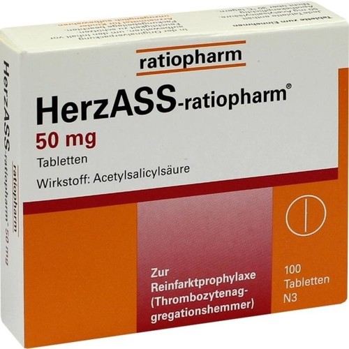 HerzASS-ratiopharm 50 mg 100 Stück