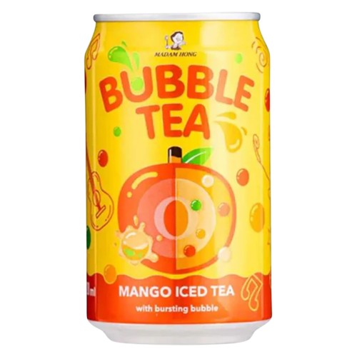 Madam Hong Bubble Tea Mango Iced Tea 0.32l (EINWEG)