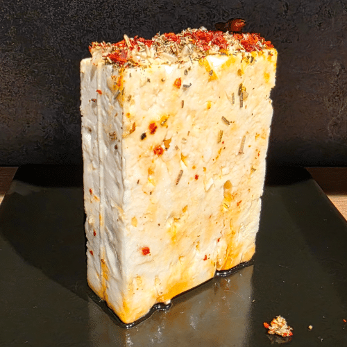 Schafskäse eingelegt mit Knoblauch & Kräutern (1 Block)