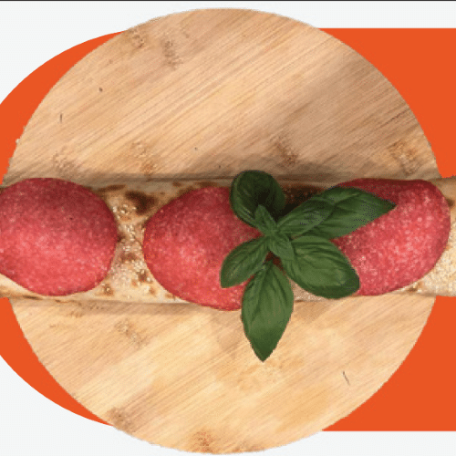 Pizzabrötchen Salami