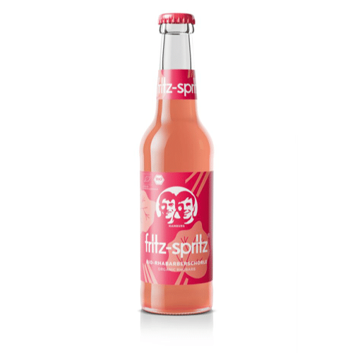 Fritz-Spritz Bio Rhabarberschorle 0,33l (MEHRWEG)