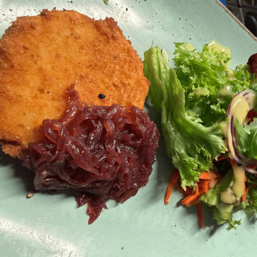 Gebackener Ziegenkäse