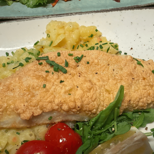 Paniertes Zanderfilet