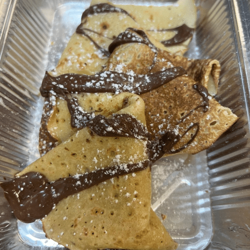 Pfannkuchen mit Nutella