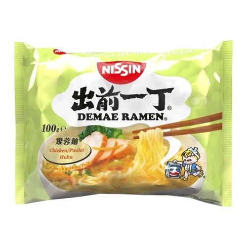 Nissin Demae Ramen Nudelsuppe Huhn Geschmack 100g