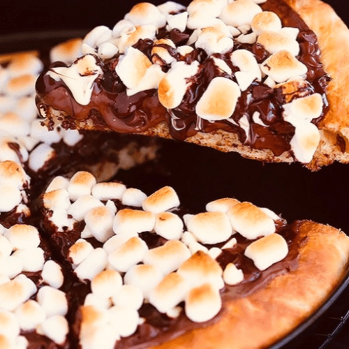 Chocolate pizza