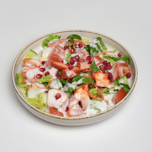 Gemischter Salat mit Tandoori-Hähnchen