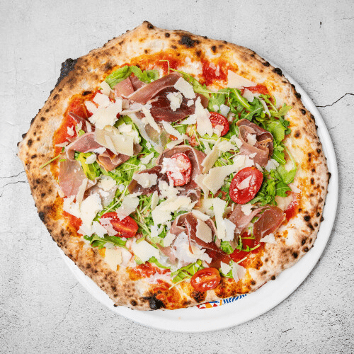 Pizza Crudo e Rucola