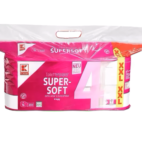 16 Rollen Toilettenpapier 4 lagig Supersoft