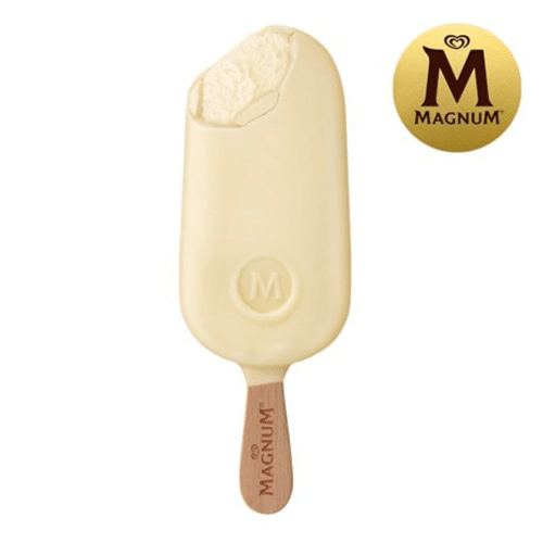 Magnum Langnese Weiße Schokolade