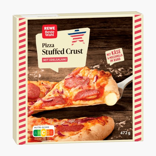 Rewe Beste Wahl Pizza Stuffed Crust Salami 472g