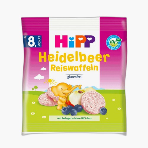 Hipp Bio Reiswaffeln Heidelbeere 30g