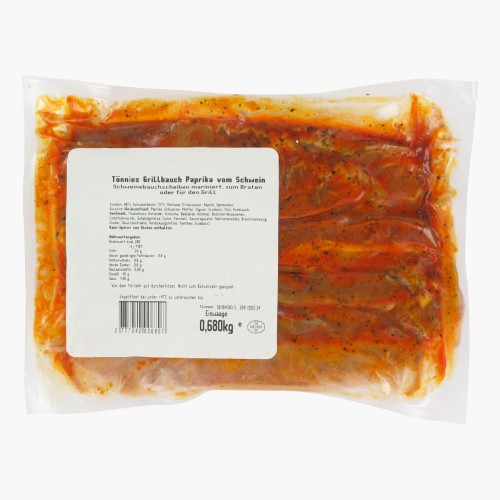 Grillbauch Paprika Vom Schwein ca. 680g