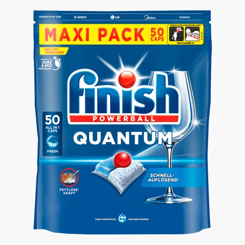 Finish Quantum All in 1 Spülmaschinentabs 50 Caps