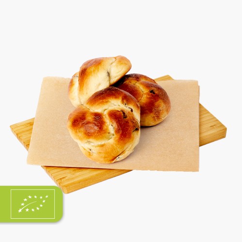 3 Stk. - Zeit für Brot Bio Rosinenknoten
