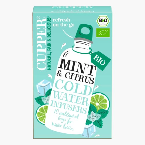 Cupper Bio Tee Mint & Citrus Cold Water Infusers 27g (10 Beutel)