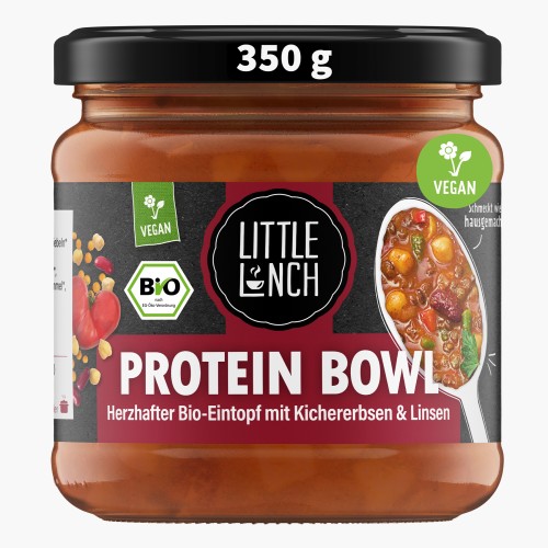 Little Lunch Bio Protein Bowl mit Kichererbse und Linsen 350ml