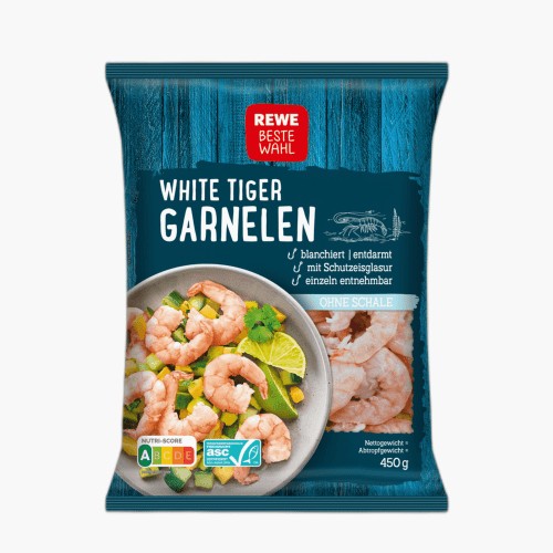 Rewe Beste Wahl White Tiger Garnelen 450g