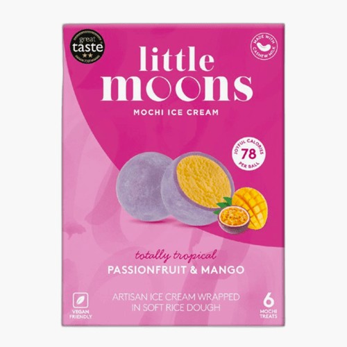 Little Moons Mochi Ice Cream Passionfruit & Mango 192g (6 Stück)
