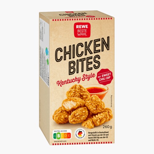 Rewe Beste Wahl Chicken Bites Kentucky Style 260g