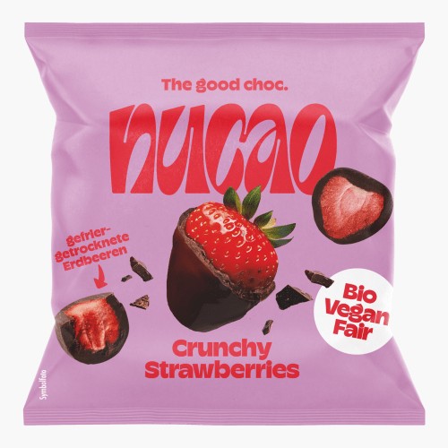 Nucao Bio Crunchy Strawberries 50g