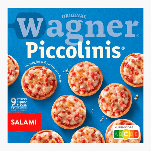Original Wagner Steinofen Piccolinis Salami 270g (9 Stück)
