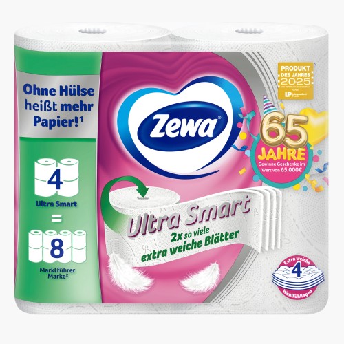 Zewa Toilettenpapier Ultra Smart 4-lagig 4x280 Blatt