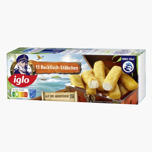 Iglo 13 Backfischstäbchen 364g