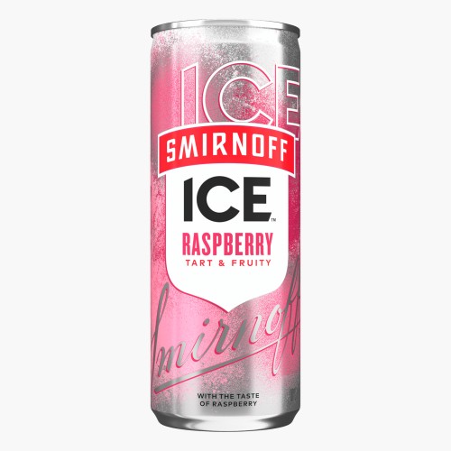 Smirnoff Ice Raspberry tart & fruity 0,25l (10% vol.)