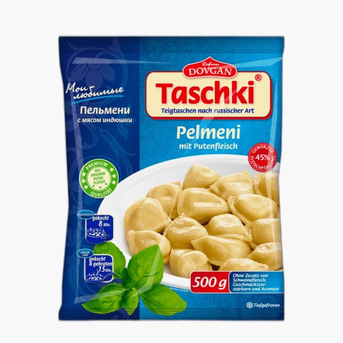 Dovgan Taschki Pelmeni mit Putenfleisch 500g