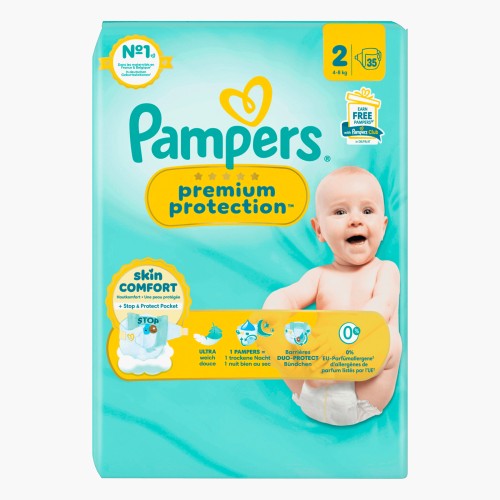 Pampers Premium Protection Windeln Gr.2 4-8kg 35 Stück
