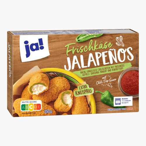 Ja! Frischkäse Jalapenos 250g