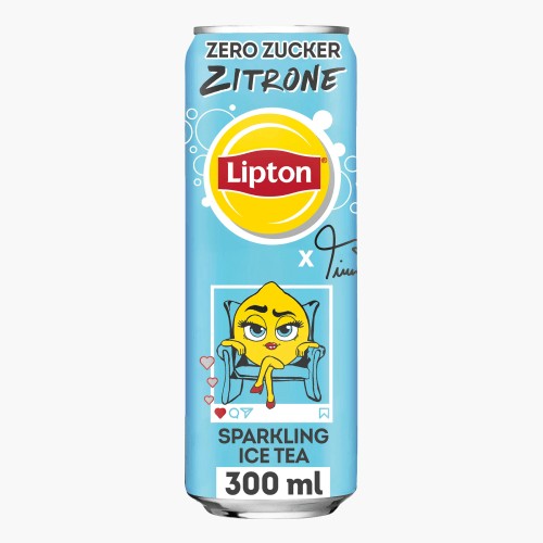 Lipton Zero Sparkling Zitrone 0,33l Dose