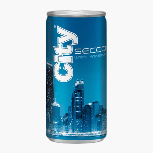 City Secco White Frizzante 0,2l (10% vol.)