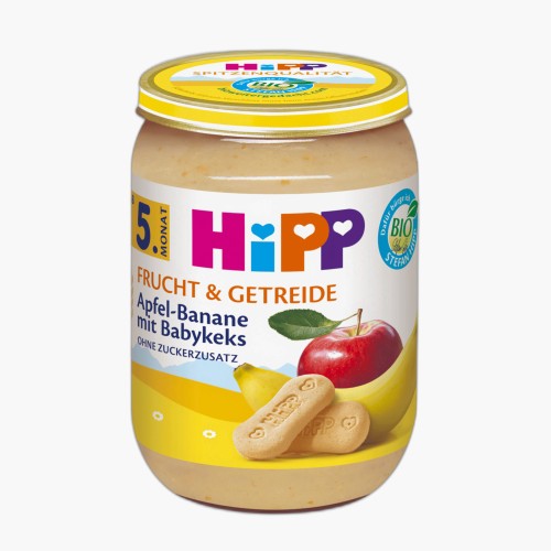 Hipp Bio Apfel Banane mit Babykeks 190g