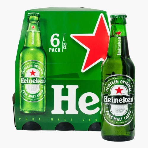 Heineken Lager Original 6x0,33l (5% vol.)