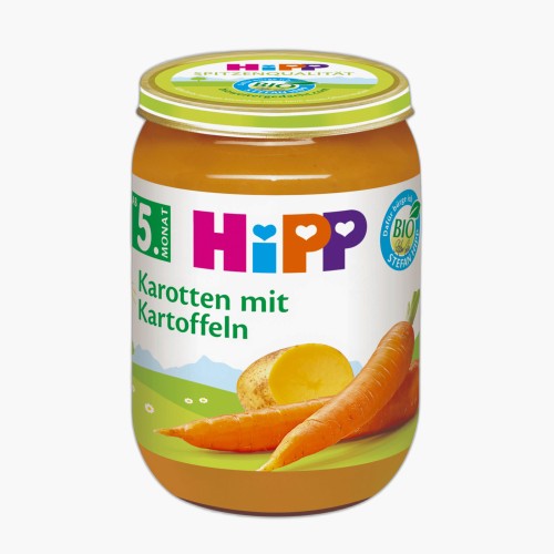Hipp Bio Karotte mit Kartoffel 190g