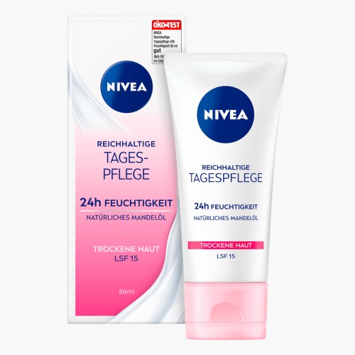NIVEA Reichhaltige Tagespflege für trockene und sensible Haut 50ml