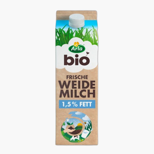 Arla Bio Frische Weidemilch 1,5% Fett. 1l