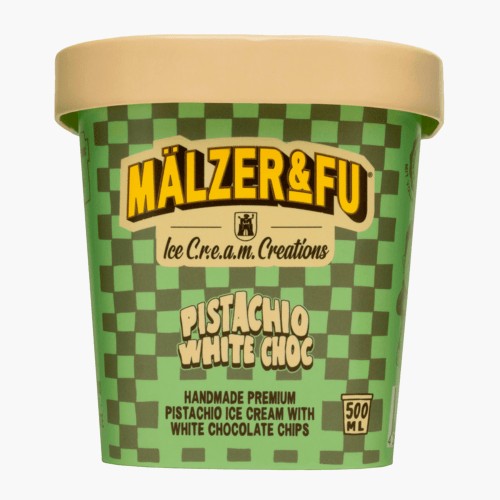 Mälzer & Fu Pistachio White Choc 500ml