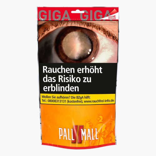 Pall Mall Tabak Red Giga 104g - 29,95€