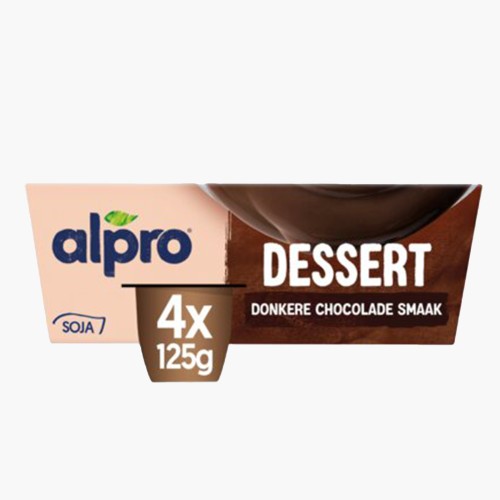 Alpro Soja Dessert Dunkle Schokolade 4x125g