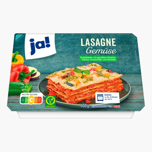 Ja! Lasagne Gemüse 400g