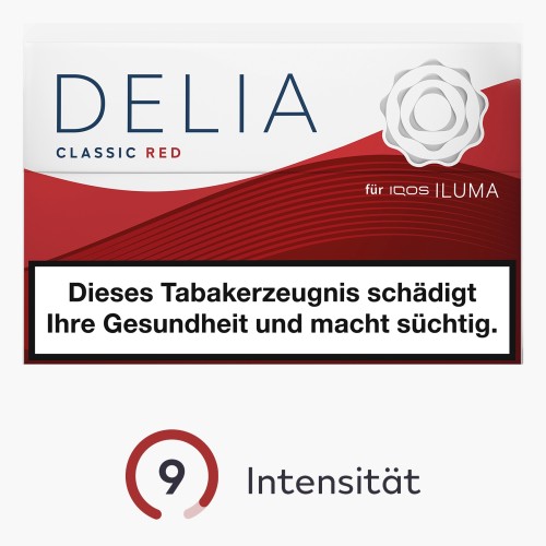 Delia Classic Red 20 Stk. Tabaksticks - 7,00€