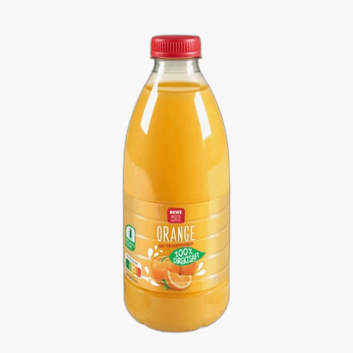 Rewe Beste Wahl Direktsaft Orange mit Fruchtfleisch 1l