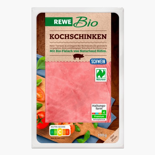 Rewe Bio Kochschinken 100g